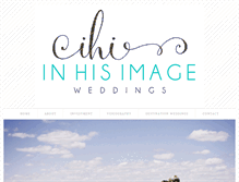 Tablet Screenshot of inhisimageweddings.com